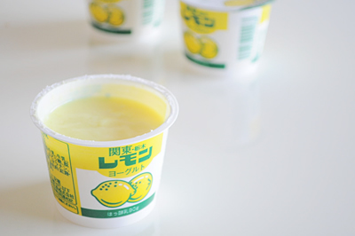 栃木県　レモン牛乳ヨーグルト